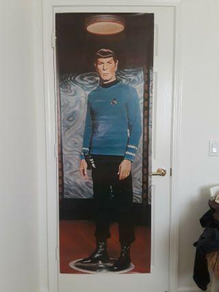 Star Trek TOS,  Vintage 1976 6 ' Kirk & Spock Posters,  Door Size.  IdoHaveTheBest 2