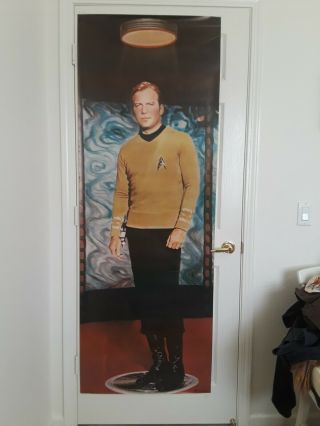 Star Trek TOS,  Vintage 1976 6 ' Kirk & Spock Posters,  Door Size.  IdoHaveTheBest 3