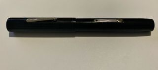 Vintage Waterman 58 Black Xl Fountain Pen 8 Flex Nib Restored Huge Pen