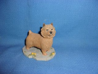 Older Norwich Terrier Dog Figurine