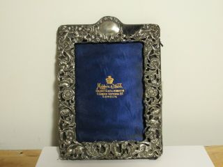 Mappin And Webb Antique Silver Photograph Frame
