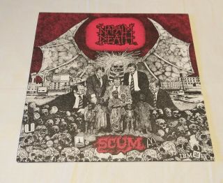 Napalm Death " Scum " Lp Magenta Vinyl (carcass,  Terrorizer,  Brutal Truth,  Nasum)