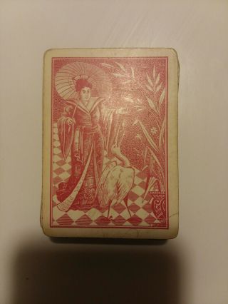 Vintage Circa 1895 Strange People Of The World Fireside Card Game 1100 Game