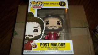 Funko Pop Music Post Malone 111 Vinyl Figure With Protect