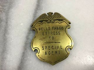 Wells Fargo Special Agent Badge