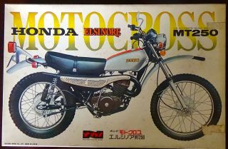 Vintage Nagano 1973 Honda Mt 250 Elsinore Dirt Bike Enduro Model Kit Ahrma