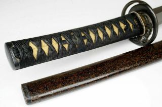 Signed Antique Japanese Katana Sword WAZAMONO 