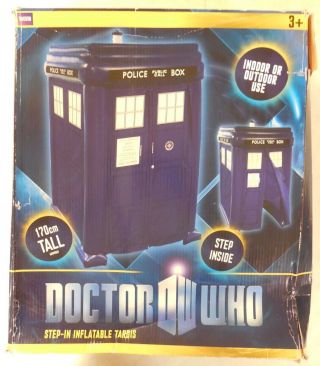 Large Doctor Who Step - In Inflatable 170cm Tardis Rare Bbc Dr Who