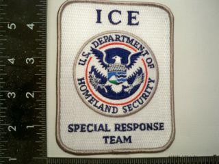 Federal Border Protection Ice Srt Patch Washington,  Dc Police Swat Tf