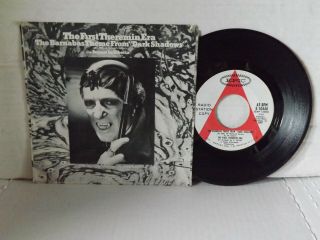The First Theremin Era 45 Wlp W/ Picture Sleeve Epic 10440 Promo Dark Shadows