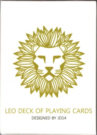 Leo Playing Cards - - Rare (only 500) - Jd14 - Jjpc - 100 Custom