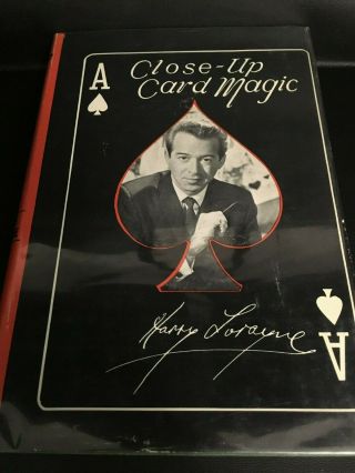 Close - Up Card Magic By Harry Lorayne 3rd Printing Oop