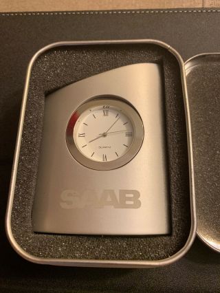 Vintage Saab Clock Desk Auto Clock With