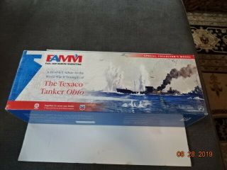 Famm Fuel/marine Marketing Texaco Tanker Ohio W/display Base 02386 Displayed