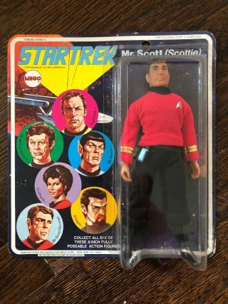 Vintage 1974 Mego Star Trek Figure - Mr.  Scott Scottie 1974 Nib
