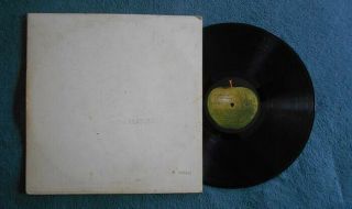 The Beatles White Album Numbered Raised Letters All Inserts