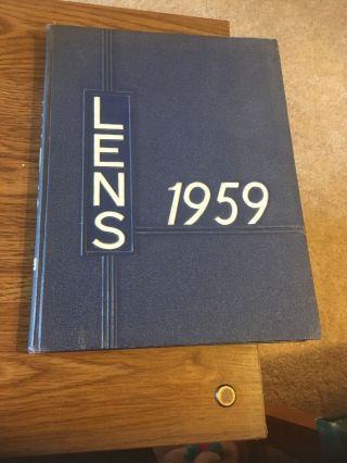 The Lens Maine Township High School Park Ridge Il 1959 Yearbook Harrison Ford