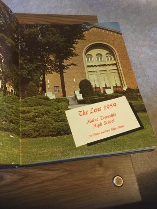 The LENS Maine Township High School Park Ridge IL 1959 Yearbook Harrison ford 2