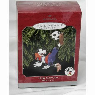 Hallmark Keepsake Ornament Goofy Soccer Star Mickey & Co.
