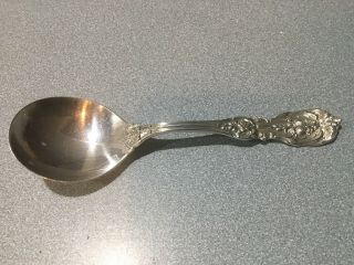 Reed & Barton Francis I Sterling Silver Cream Soup Spoon No Mono 5 7/8 "