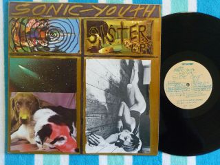 Sonic Youth Sister Lp Sst 1987 W/ Insert Censored Back/uncensored Front Cover