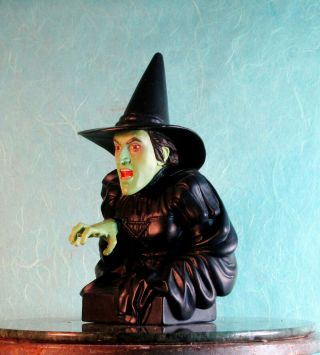 Wizard Of Oz Wicked Witch Of The West One Of A Kind Studio Sculpted Bust