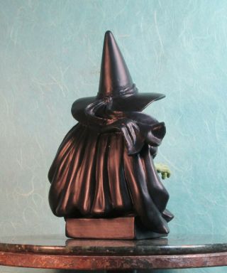Wizard Of Oz Wicked Witch Of The West One of a kind studio sculpted bust 3