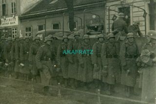 German Ww2 Photo,  Ss Soldiers In Austria,  Anschluss 1939