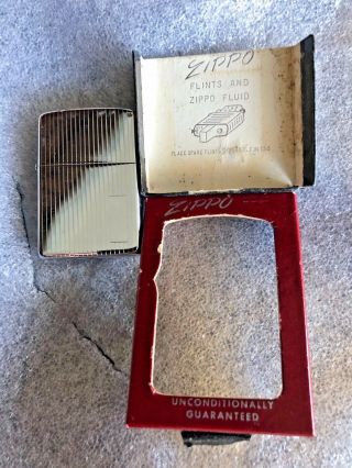 Vintage Zippo Cigarette Lighter Pat.  2517191