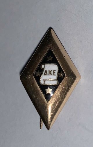 1890s Unique Delta Kappa Epsilon Fraternity Pin Badge