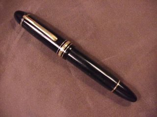 Montblanc Black Vintage Meisterstuck 149 Pen,  18k 2 Tone Broad Nib,  Cond