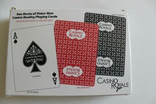 Casino Royale James Bond 007 Playing Cards Double Deck 2
