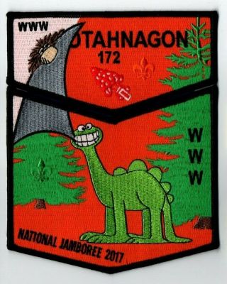 Boy Scout Oa 172 Otahnagon Lodge 2017 National Jamboree Black Border Set