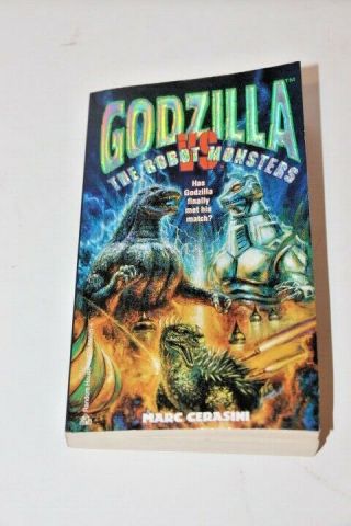 Godzilla Vs The Robot Monsters Book Cerasini 0 - 679 - 88828 - 4 1st Ed