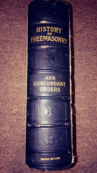 History of Freemasonry and Concordant Orders 1921 Masonic Book Stanley Rawstron 2
