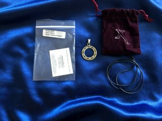 Rare Officially Licensed Authentic Xena Mystic Chakram Pendant / Necklace
