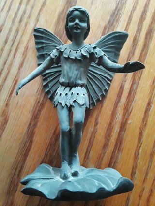 Cecily Mary Barker Flower Kissing Fairies Garden Statue Sculpture Past Times