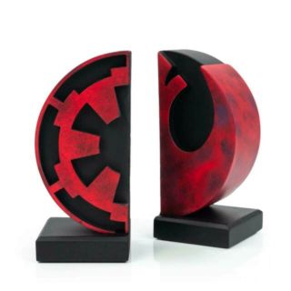 Limited Certified Gentle Giant Star Wars Imperial/rebel Logo Bookends