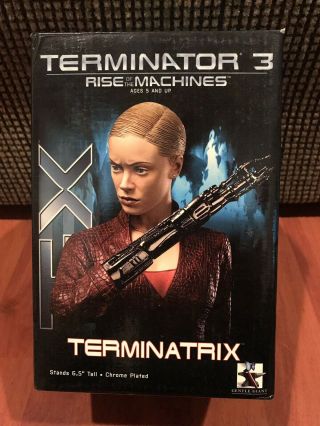 Terminatrix Terminator T - 3 Rise Of The Machines Statue Bust Gentle Giant T - X