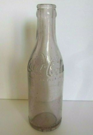 Vintage Coca Cola Glass Bottle Richmond Va