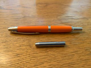 Pilot Vanishing Point Capless Fountain Pen 2007 Limited Edition Orange Number