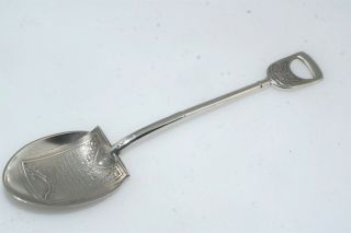 William Howard Taft Memorial Presidential Shovel Antique Sterling Souvenir Spoon