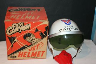 Vintage Ideal 1959 Steve Canyon Jet Helmet