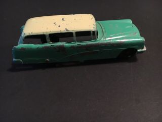 1954 Buick Century Station Wagon Tootsietoy Diecast Toy 6” Long Condtn