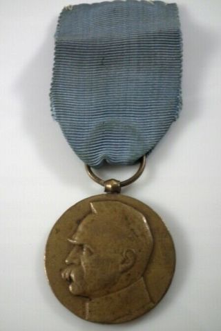Ww1 - 2 Polish Poland Medal 10 Jubilee Of Independence 1918 - 1928 Marshal Pilsudski