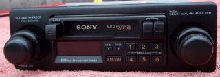 Vintage Sony Xr 2100 Am/fm Stero Cassette Receiver Car Radio