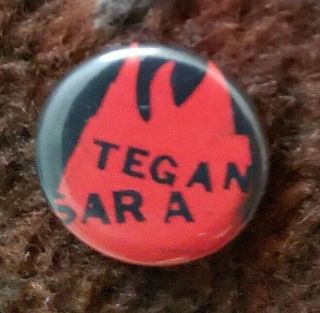 Authentic Concert Merchandise Tegan And Sara Pin Button So Jealous & Tour Merch