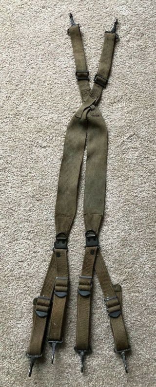 43s Wwii Us Army M1936 Combat Field Suspenders