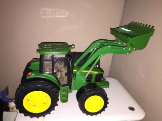 Ertl Big Farm 1/16 John Deere 7430 Tractor With Loader Lights And Sound Work Euc