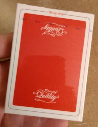 Uspcc Quality Bee Playing Cards • Red 1st Edition Rare Out Of Print